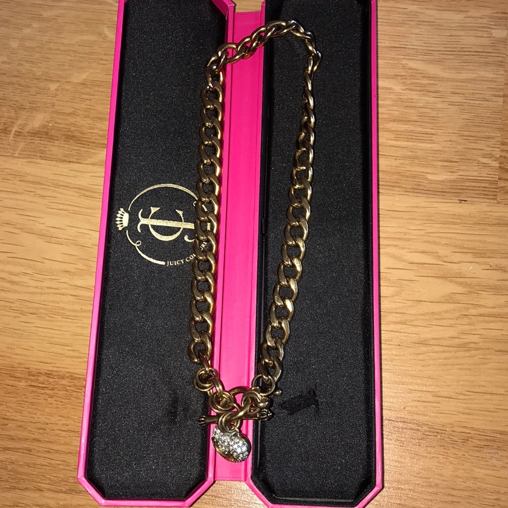 Authentic Juicy Couture gold chain necklace